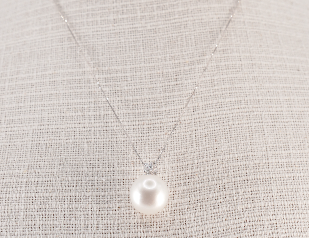 頂級南洋珠18Ｋ鑽石項鍊