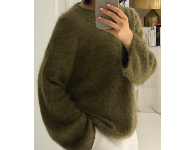 100％ Cashmere Moss Green 深苔綠