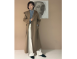 侘寂式長大衣 (暖卡其色)