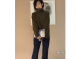 100% Cashmere 喀什米爾橄欖綠色毛衣 -