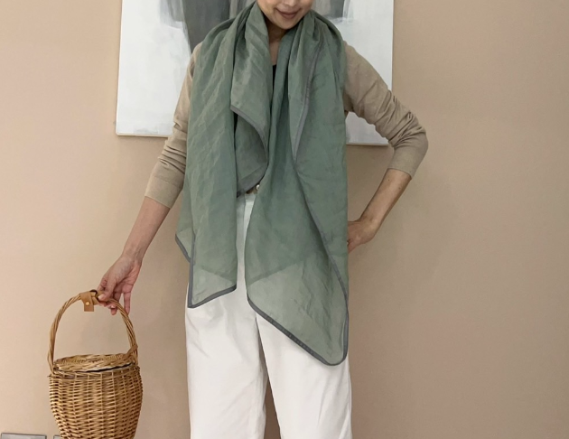 The Linen 麻料圍巾