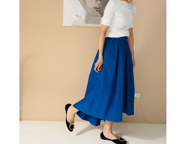 日本寶藍色長裙 (已售出）