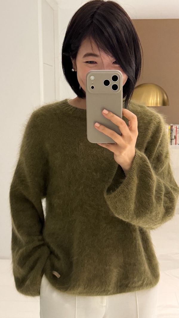100％ Cashmere Moss Green 深苔綠